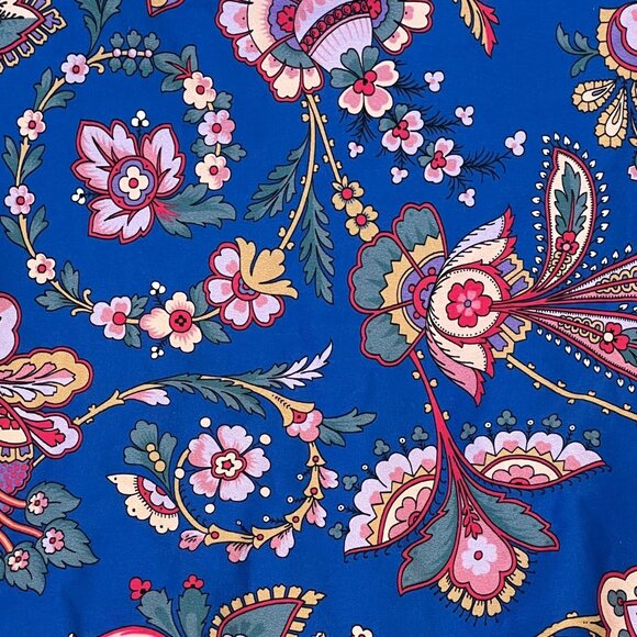 J.Crew Women's Dark Blue Floral Print One-Piece Swimsuit Size 6 - Picture 10 of 10